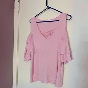 Cold shoulder top